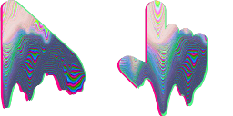 Cursor preview: Glitch Art - 1 - cute-cursor.com