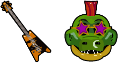 Cursor preview: Montgomery Gator - 1 - cute-cursor.com