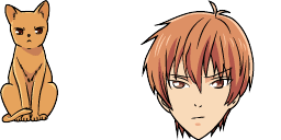 Cursor preview: Kyo Sohma - 65 - cute-cursor.com
