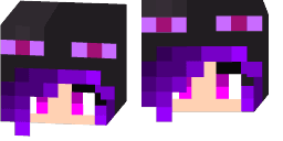 Cursor preview: Enderman Girl - 1 - cute-cursor.com