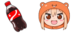 Cursor preview: Umaru Cola - 67 - cute-cursor.com