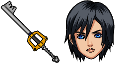 Cursor preview: Kingdom Hearts Xion Custom Cursor Pack - 66 - cute-cursor.com