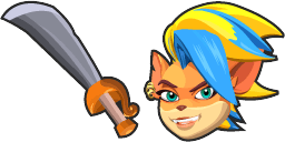 Cursor preview: Crash Bandicoot Tawna Custom Cursor Pack - 66 - cute-cursor.com