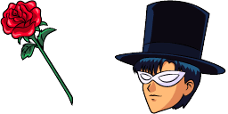 Cursor preview: Custom Cursor Sailor Moon Tuxedo Pack - 1 - cute-cursor.com