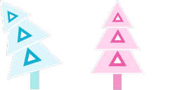 Cursor preview: Enchanted Trees Cursor Pack - 1 - cute-cursor.com