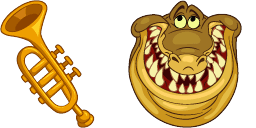 Cursor preview: Louis Alligator - 67 - cute-cursor.com