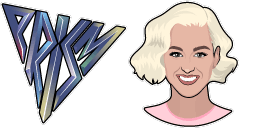 Cursor preview: Katy Perry - 1 - cute-cursor.com
