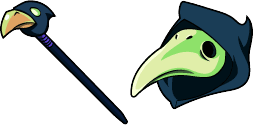 Cursor preview: Plague Knight - 1 - cute-cursor.com