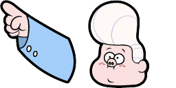 Cursor preview: Li'l Gideon - 1 - cute-cursor.com