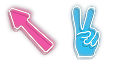 Cursor preview: Neon Essentials - 59 - cute-cursor.com