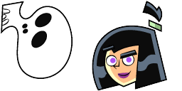 Cursor preview: Sam Manson Danny Phantom - 1 - cute-cursor.com