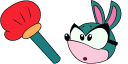 Cursor preview: Rippy Roo - 1 - cute-cursor.com