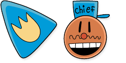 Cursor preview: Dog Man Inspired - 66 - cute-cursor.com