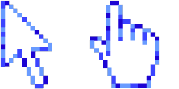 Cursor preview: Minimal Blue Delight - 67 - cute-cursor.com