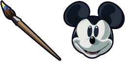 Cursor preview: Epic Mickey - 1 - cute-cursor.com