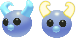 Cursor preview: Neon Yeti - 66 - cute-cursor.com