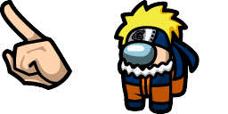 Cursor preview: Naruto Crewmate - 1 - cute-cursor.com