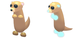 Cursor preview: Neon Meerkat - 1 - cute-cursor.com