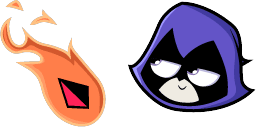 Cursor preview: Raven - 1 - cute-cursor.com