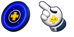 Cursor preview: PS Plus - 1 - cute-cursor.com