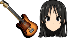 Cursor preview: Mio Akiyama - 66 - cute-cursor.com