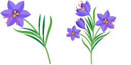 Cursor preview: Cute Cursor Lobelias - 66 - cute-cursor.com