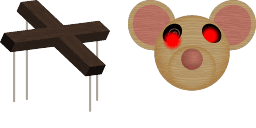 Cursor preview: Piggy Mari - 1 - cute-cursor.com
