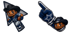 Cursor preview: Meme Cute Von Miller Cowboys - 1 - cute-cursor.com
