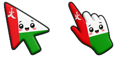 Cursor preview: Meme Cute Oman - 66 - cute-cursor.com