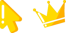 Cursor preview: Regal Crown - 66 - cute-cursor.com