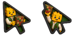 Cursor preview: Cute LEGO Minecraft Advent Calendar - 66 - cute-cursor.com