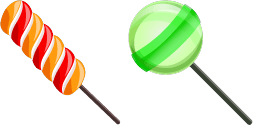 Cursor preview: Sweet Candy Custom Cursor Pack - 1 - cute-cursor.com