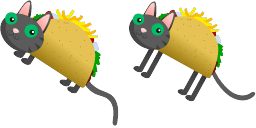 Cursor preview: Tacocat - 66 - cute-cursor.com