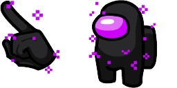 Cursor preview: Enderman Crewmate - 1 - cute-cursor.com