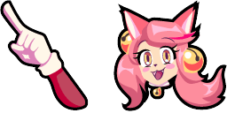 Cursor preview: Mad Mew Mew - 1 - cute-cursor.com
