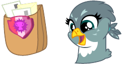 Cursor preview: Gabby Griffon - 1 - cute-cursor.com