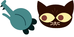 Cursor preview: Night in the Woods Cute Cursor Pack - 40 - cute-cursor.com