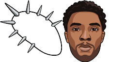 Cursor preview: Black Panther T'Challa - 1 - cute-cursor.com