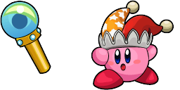 Cursor preview: Kirby Beam - 1 - cute-cursor.com