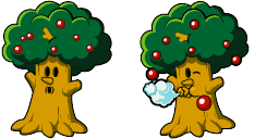 Cursor preview: Whispy Woods - 66 - cute-cursor.com