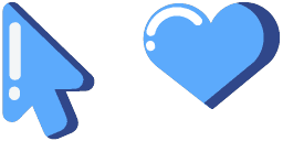 Cursor preview: Love Minimal - 57 - cute-cursor.com