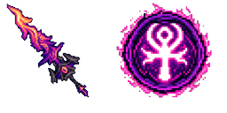 Cursor preview: Terraria Devil's Devastation and Demonic Flames - 66 - cute-cursor.com