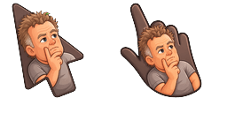 Cursor preview: Meme Cute Jeremy Clarkson - 1 - cute-cursor.com