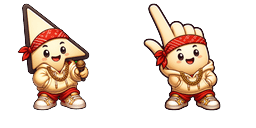 Cursor preview: Cute Tupac - 66 - cute-cursor.com