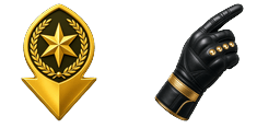 Cursor preview: Gold Laurel Racer - 66 - cute-cursor.com