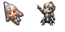 Cursor preview: Oblivion Switch Knight - 1 - cute-cursor.com