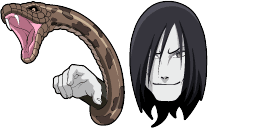 Cursor preview: Orochimaru - 1 - cute-cursor.com