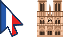 Cursor preview: Paris Delight - 1 - cute-cursor.com
