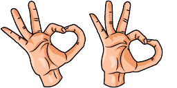 Cursor preview: Heart Hand Meme - 42 - cute-cursor.com