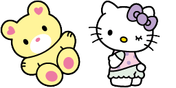 Cursor preview: Custom Cute Hello Kitty Mouse Cursor Pack - 66 - cute-cursor.com